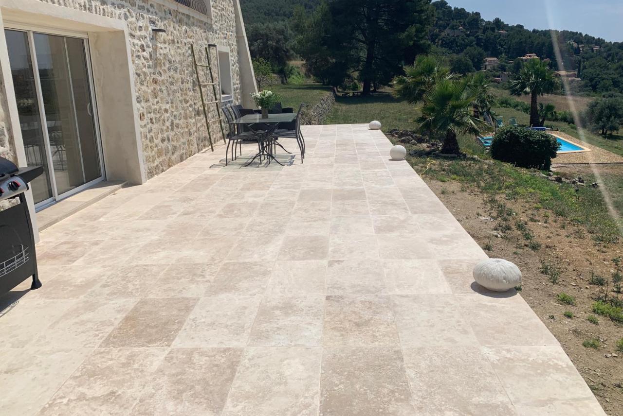 La Venturonne Appartement Neuf Rez De Jardin 45 M2 Vue Mer Et Vignes 10 Mn Des Plages เลอโบสเซต์ ภายนอก รูปภาพ